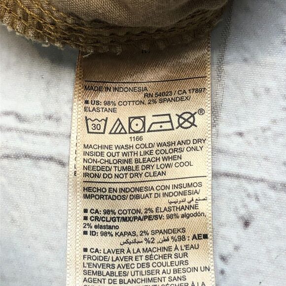 NWT Old Navy Men Elastic Waist Chino Shorts Size Medium Cotton Blend B164 -20 - Picture 9 of 14